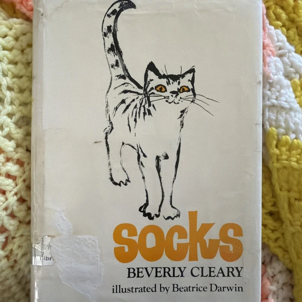 Socks by Beverly Cleary - hardcover book - 1973 - 1st ?